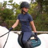Korte mouwen basislaag Equestrian jonge ruiter Shires Aubrion - Middernacht