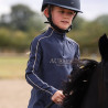 Basislaag met lange mouwen Equestrian jonge ruiter Shires Aubrion - Middernacht