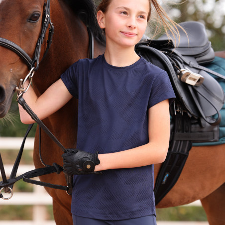 Technisch T-shirt React jonge ruiter Shires Aubrion