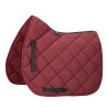 Shires Arma Comfort Lite zadeldek - Zwart kersenrood
