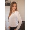 T-shirt Pénélope Techty Cha dames - Ecru