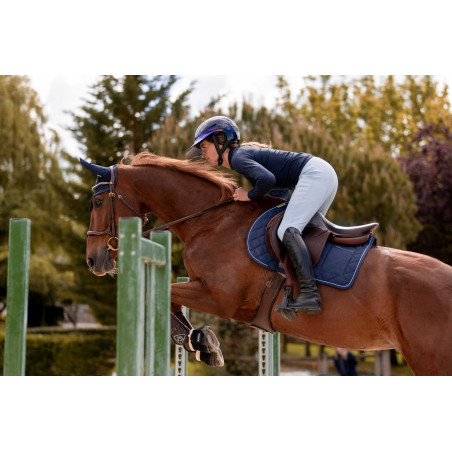Lederen en rubberen teugels K by Equithème K-Grip