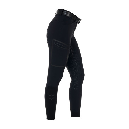 Damesbroek slim fit hoge taille Equestro Ridertechnology full grip