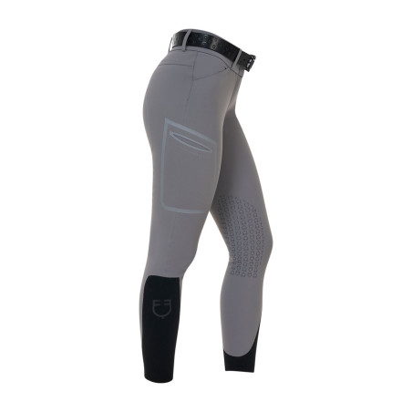 Slim fit damesbroek met hoge taille Equestro Ridertechnology met gelaste naden