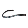 Voorhoofdband met strass model Spirit - Zwart / blauw