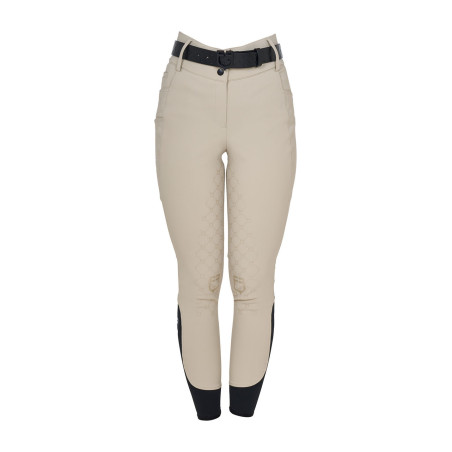 Damesbroek met hoge taille monogram