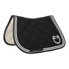 Springonderlegger Double Stripes in technische stof - Zwart / wit