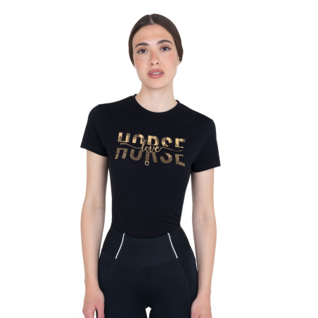 Dames T-shirt Horse Love van katoen
