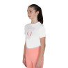 Meisjes T-shirt Horse Team van katoen - Wit
