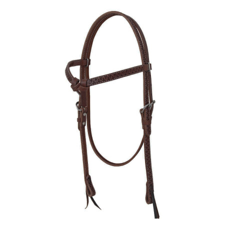 Western hoofdstel met slangenbewerking