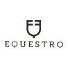 Equestro contractlogo uitgespaard muurhoogte 30 cm - Zwart