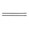 Lacciolini sporen leer binnenkant nylon - Donkerbruin