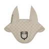 Equestro oornetje met monogramprint - Oxford tan / zwart