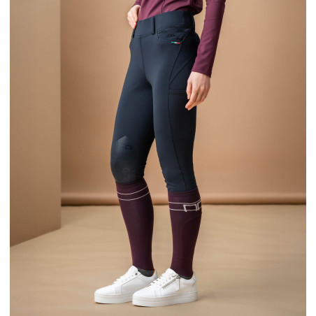 Broek Hybrid Horseware geborstelde kniegreep AA Fina dames