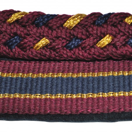 Set halster in nylon/lurex + Canter-leidraad