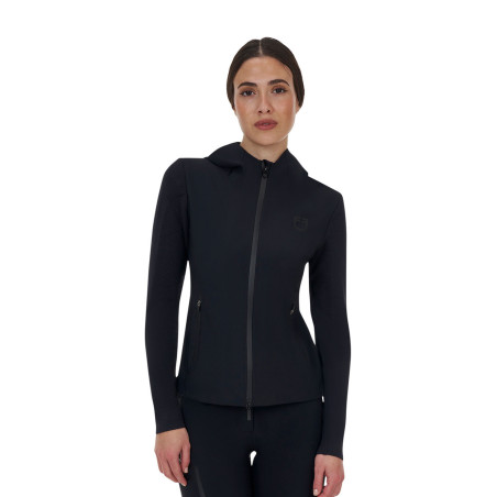 Technische dameshoodie Equestro Ridertechnology met capuchon
