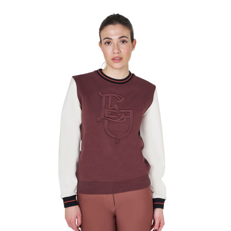 Dames sweatshirt EQ met ronde hals