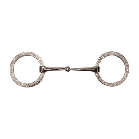 Western bit van aluminium met Pool’s strass ringen