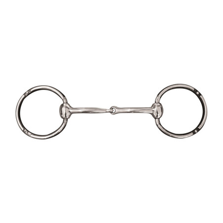Western bit inox met versierde ringen Pool's