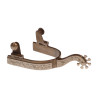 Bruniti westerse sporen smal met decoraties - Brons