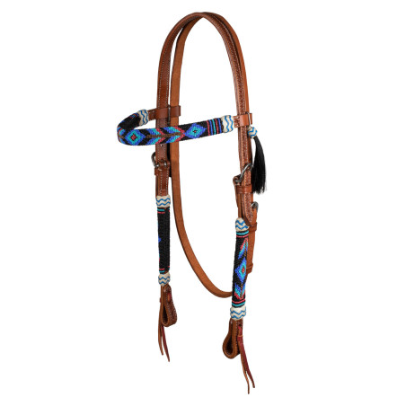 Western hoofdstel met Navajo-versieringen