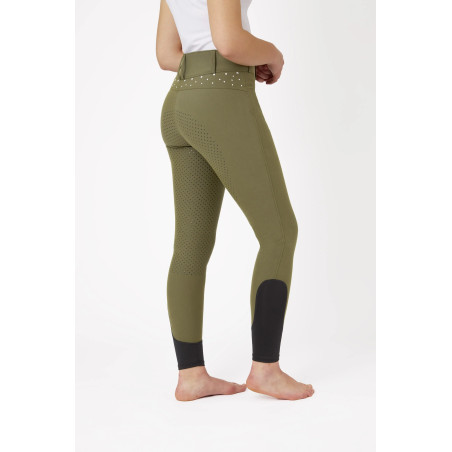 Dames rijbroek met hoge taille met Horze-kristallen