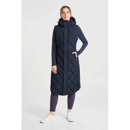 Gem Waxy lange gewatteerde damesgilet B Vertigo