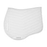 Witte Fair Jump zadeldekje met gunmetal kristallen Montar - Wit