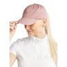 MoBea katoenen pet met ton-sur-ton logo borduursel Blush Montar - Blush