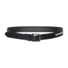 Riem HV Polo Diana dames - Glanzend zwart / zilverkleurige stenen