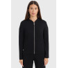Sweat met rits in tricot Harcour Amelie - Zwart