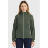 Clotilde Technische Zipped Sweat Harcour - Klavertje (clover)