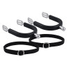 Sporen Imperial Riding Basic 15 mm met siliconen omhulsel - Zilver