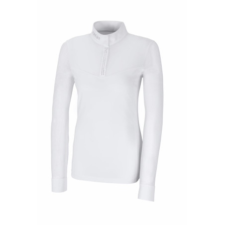 Wedstrijdbloes Mesh Lange Mouw Pikeur dames
