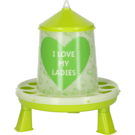 Voederbak met Ladies-motief