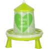 Voederbak met Ladies-motief - Groen / wit