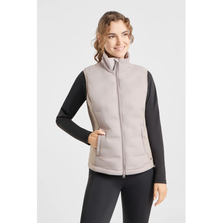 Aloise gewatteerde verwarmde damesbodywarmer Horze dames