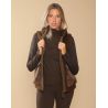 Gewatteerd vest Charlie GEM Equitation - Chocolade