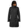 Stella Softshell Parka Mountain Horse - Onyxzwart