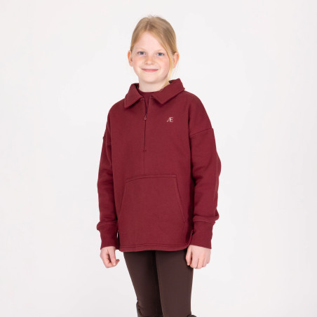 Aubrion Equestrian Quarter Zip Trui Young Rider