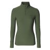 Active Shirt Col Roulé AH26 Dames - Bosgroen