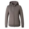 Covalliero Dames hoodie jas AH26 - Melkchocolade