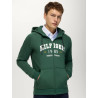 Parker heren zip-up hoodiejas Tommy Hilfiger Equestrian - Evergreen