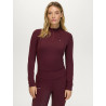 Cady Dames 1/4 Rits Rhinestone Trainingstop Tommy Hilfiger Equestrian - Diep bordeaux