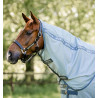 Vliegwerende halsbeschermer Horseware Amigo Bug Rug - Gemêleerd blauw / blauw / zilver
