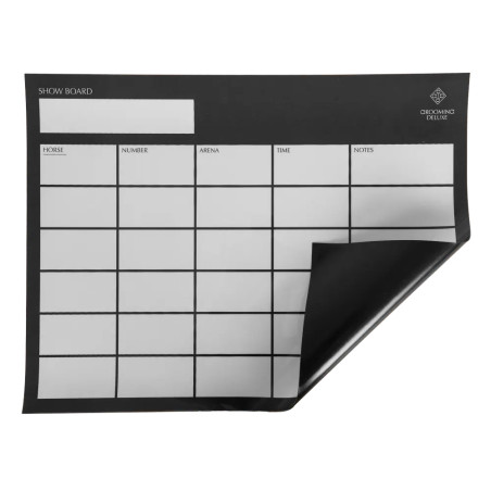 Wedstrijd bord 30x40cm zwart