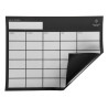 Wedstrijd bord 30x40cm zwart - Zwart
