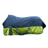 Buitendeken HKM Chester 600D 100g - Marineblauw / limoengroen