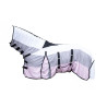 Sterke vliegenhoes met kraag HKM - Blauw / wit / roze