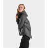 Short Raintech waterdichte korte damesrijjas Horse Pilot dames - Ijzer